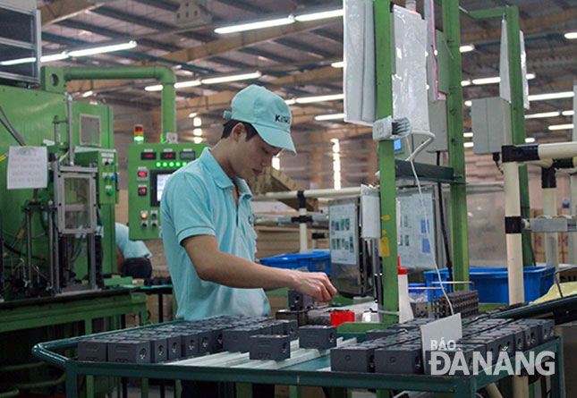  The inside of the Japan-invested Tokyo Keiki Precision Technology Company at the Park