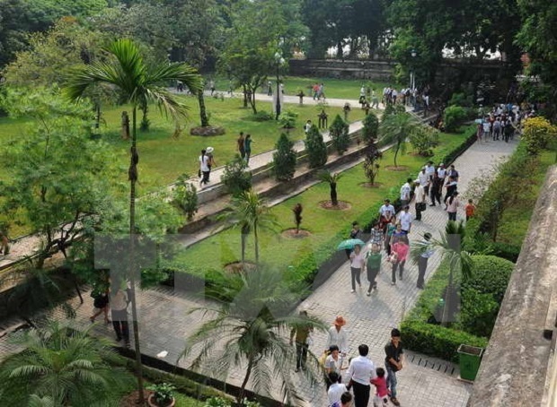 At the Thang Long Imperial Citadel (Photo: VNA)