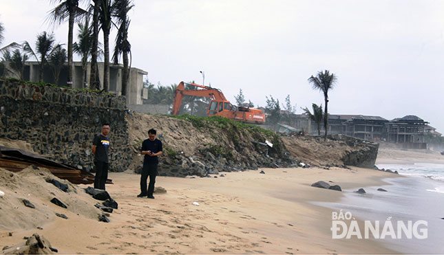 A section of the Non Nuoc Beach 