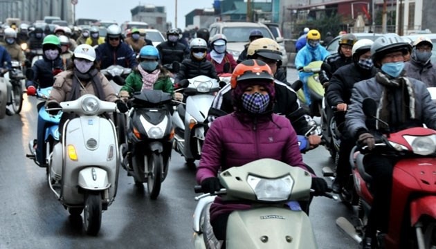 Đà Nẵng: Trời trở lạnh, có lúc có mưa