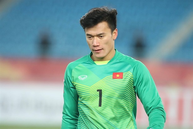 Vietnamese goal keeper Bui Tien Dung (Photo: VNS)