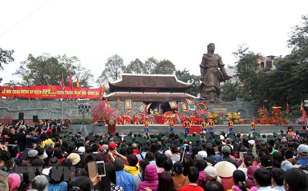 The fifth day of the first lunar month has become the traditional day marking the historic Ngoc Hoi-Dong Da victory under the leadership of Emperor Quang Trung (also known as national hero Nguyen Hue) (Photo: VNA)