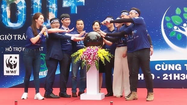 The launching of the Earth Hour campaign in Viet Nam