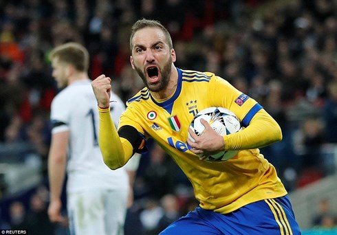 Higuain là cái tên ám ảnh Tottenham. (Ảnh: Reuters)