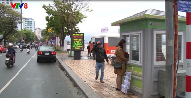  The ticket counter on Bach Dang (Photo: vtv.vn)    .