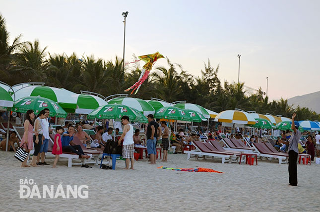More eye-catching, colourful parasols and beach chairs will be placed along beaches, making these venues more inviting