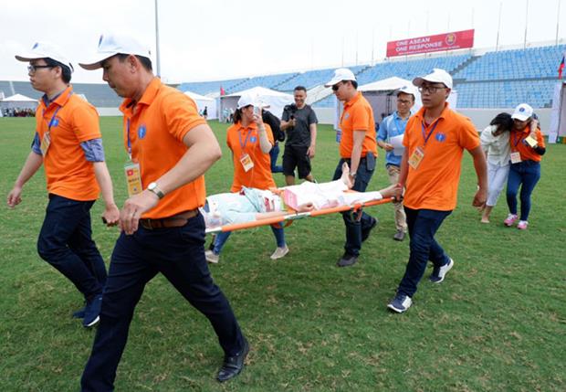 The event aimed to enhance the capacity of coordinating within the ASEAN member countries, and to boost the use of their resources in order to ensure the timely and effective response to widespread natural disasters.