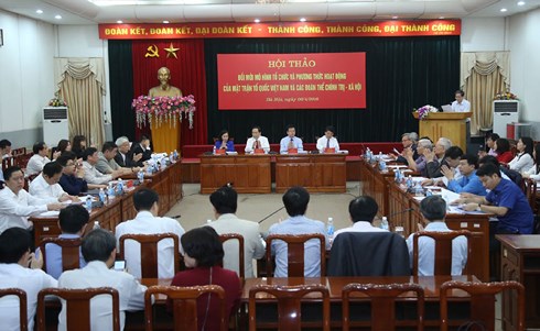 Đề xuất hợp nhất 5 đoàn thể chính trị - xã hội vào MTTQ Việt Nam