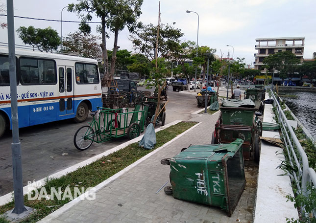 Điểm trung chuyển rác gây ô nhiễm