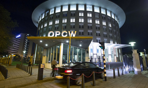 Trụ sở OPCW tại thành phố Hague. Ảnh: AFP.