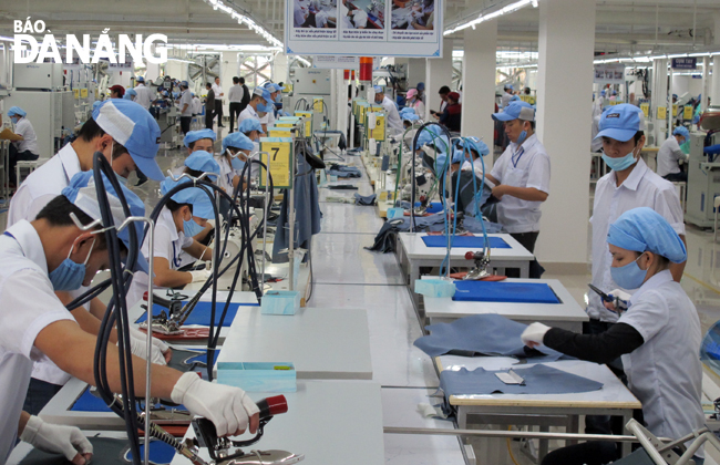  Enthusiastic working atmosphere is seen at the 29 March Textiles and Garments Company