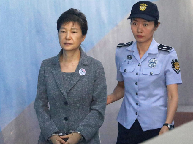 Bà Park Geun-hye bị kết án 16 tội danh. Ảnh: EPA-EFE