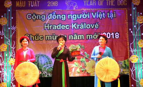 Vietnamese expats celebrate their traditional New Year festival in the Czech Republic (Photo: VNA)