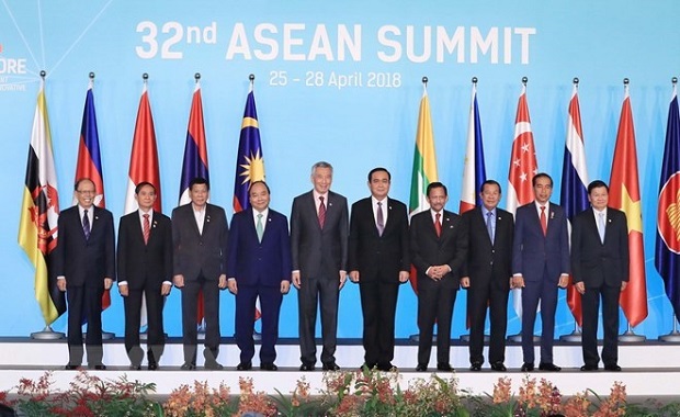 Heads of delegations at the 32nd ASEAN Summit (Photo: VNA)