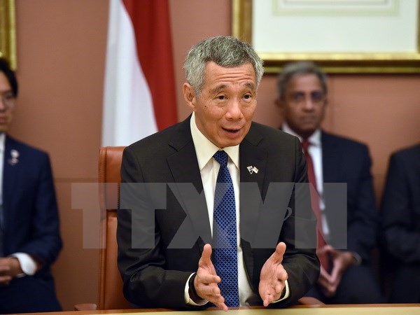 Singaporean Prime Minister Lee Hsien Loong (Photo: AFP/VNA)