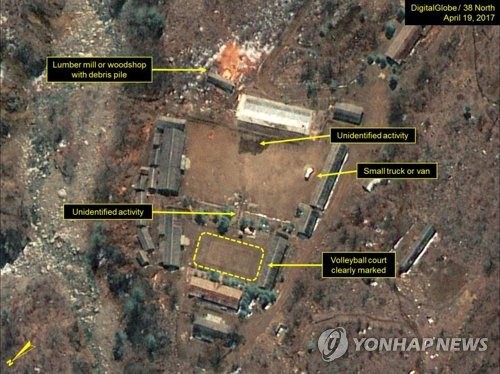 Triều Tiên phá dỡ 5 tòa nhà ở bãi thử hạt nhân