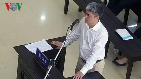 Bị cáo Nguyễn Xuân Sơn tại tòa phúc thẩm.