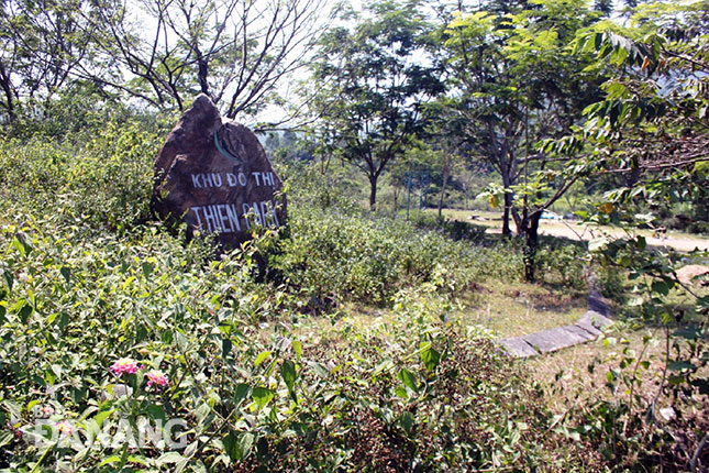 The Thien Park urban area project has been abandoned over recent years 