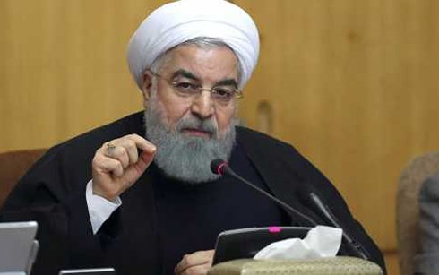 Tổng thống Iran Hassan Rouhani. Ảnh: AFP.