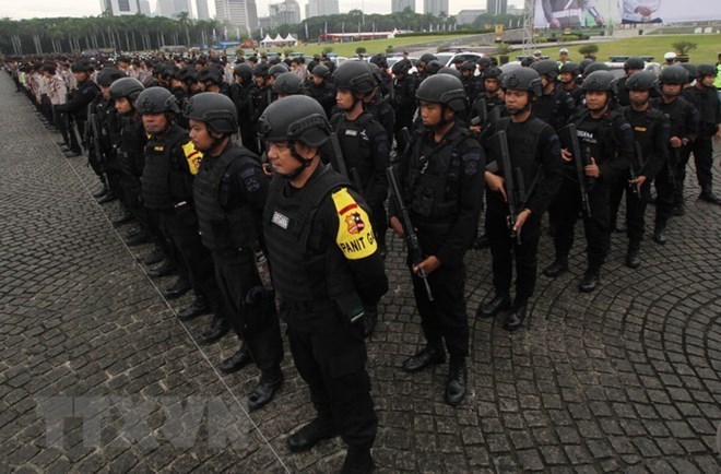 Indonesian policemen (Source: AFP/VNA)