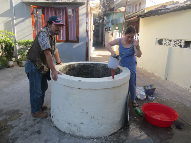 Multi-hundred-year-old wells and century-old houses in the An Tan and An Don coastal villages have been kept until now