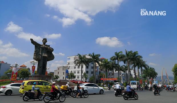 The monument located on Dien Bien Phu