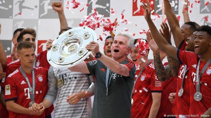 Đây cũng là danh hiệu Bundesliga cuối cùng trong sự nghiệp của huấn luyện viên Jupp Heynckes. (Nguồn: Dpa)