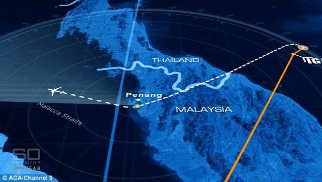 Phi công MH370 bất ngờ chuyển hướng máy bay bay qua thành phố quê nhà ở Penang, Malaysia. (Ảnh: ACA)