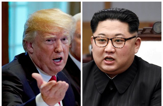 Tổng thống Mỹ Donald Trump (trái) và nhà lãnh đạo Kim Jong-un (Ảnh: Reuters)