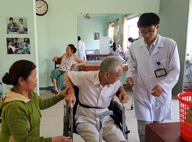 A growing number stroke patients being treated at the Traditional Medicine Hospital