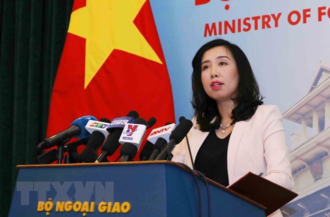 Vietnamese Foreign Ministry’s spokesperson Le Thi Thu Hang (Source: VNA)