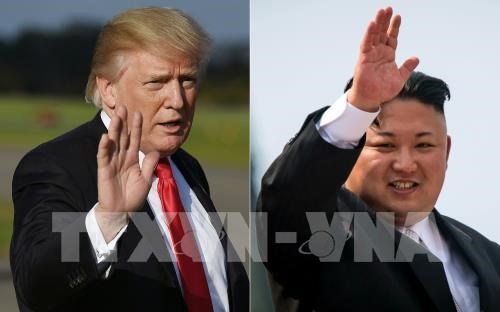 US President Donald Trump and DPRK leader Kim Jong Un will attend  the US-DPRK talks scheduled for June 12 in Singapore. (Photo: AFP/VNA)