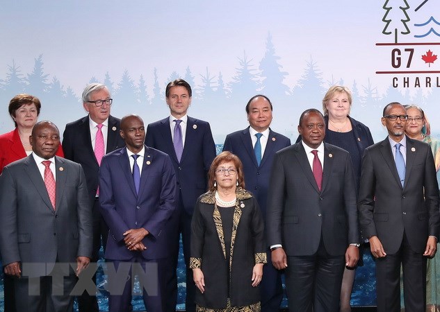 Thủ tướng có bài phát biểu quan trọng tại hội nghị G7 mở rộng
