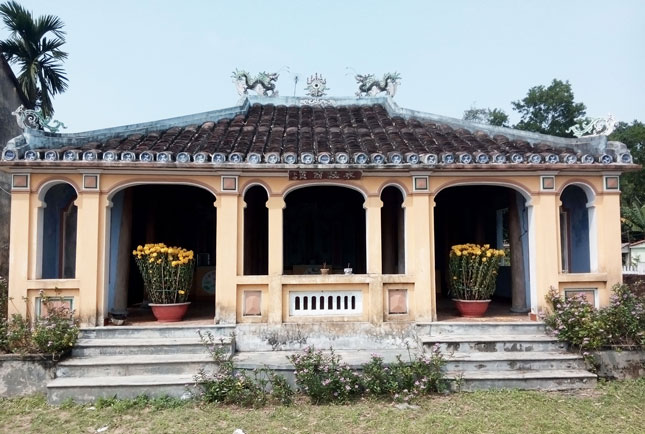 Nhà thờ làng Vĩnh An, nơi tri ân những bậc tiền nhân có công khai hoang, lập ấp ở xứ Hà Ngoãn xưa.