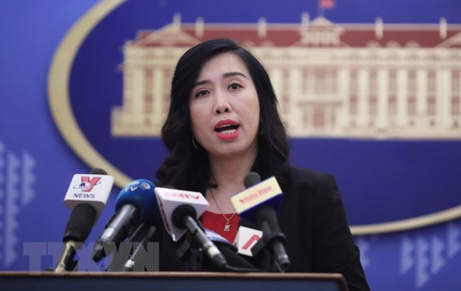 Spokesperson of the Foreign Ministry Le Thi Thu Hang (Photo: VNA)