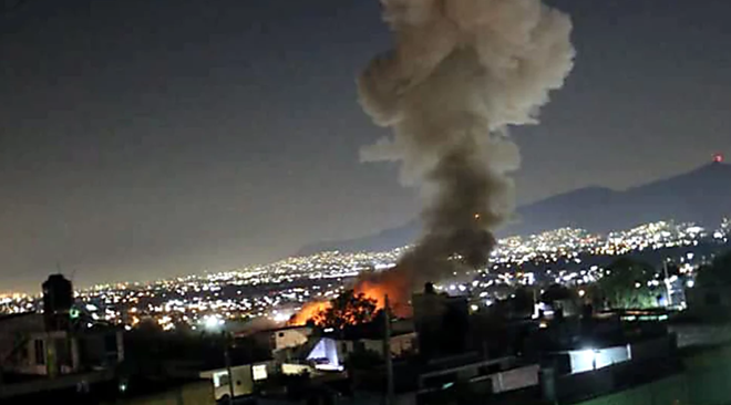 Khói bốc lên từ hiện trường vụ nổ. (Nguồn: mundohispanico.com)