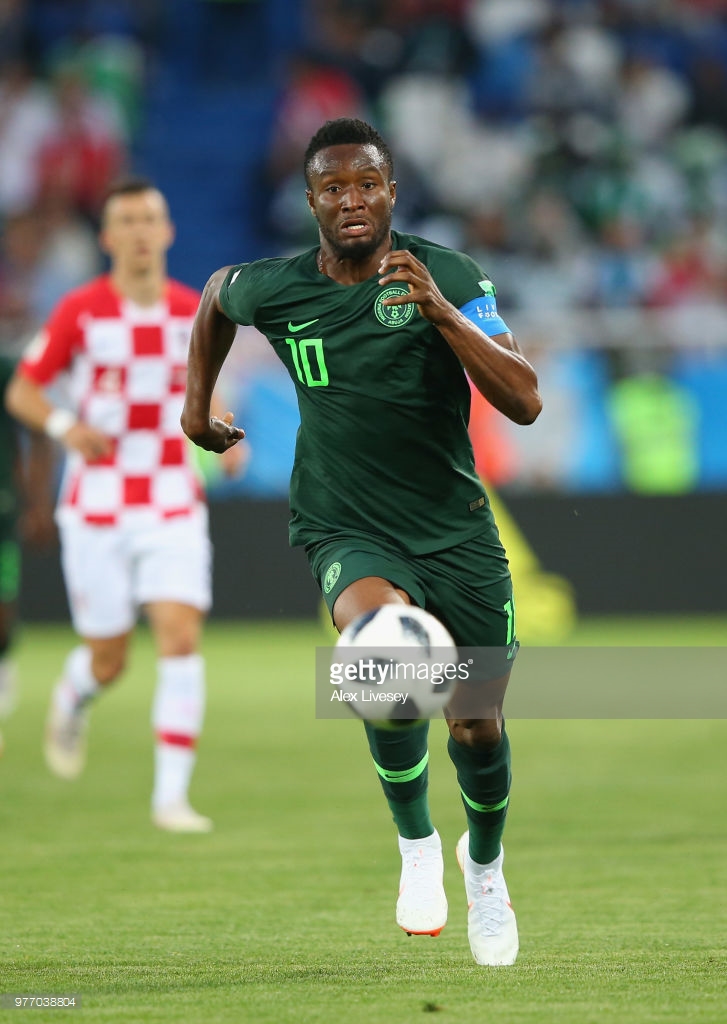 John Obi Mikel tiếp tục đóng vai trò người dẫn dắt lối chơi cho Nigeria. Ảnh: GETTY IMAGES