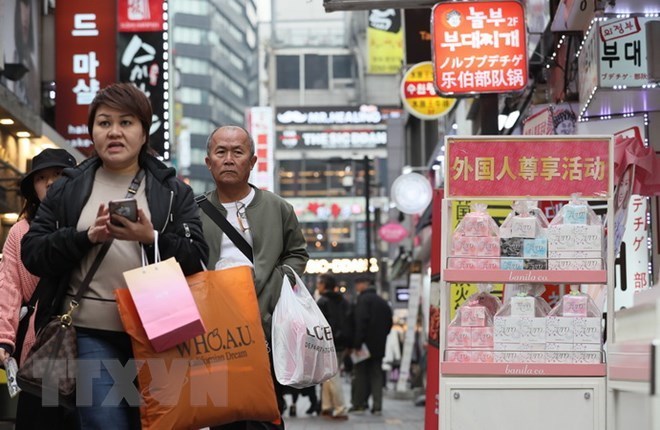 Tourists in Seoul (Photo: Yonhap/VNA)