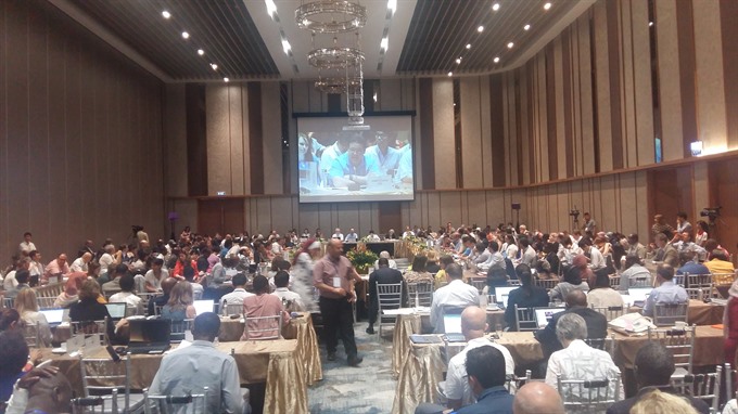 The 54th Global Environment Facility (GEF) Council Meeting has opened in the central city of Đà Nẵng. About 1,500 representatives from 183 countries will join the 6th Global Environment Facility Assembly from June 23-29. — VNS Photo Công Thành