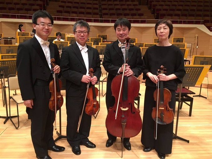 The Japanese violists 