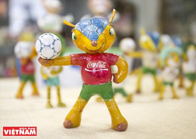 World Cup 2014 mascot Tatu (Photo: VNA)