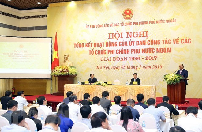 The meeting of the Committee for Foreign Non-Governmental Organisation Affairs in Hanoi on July 5 