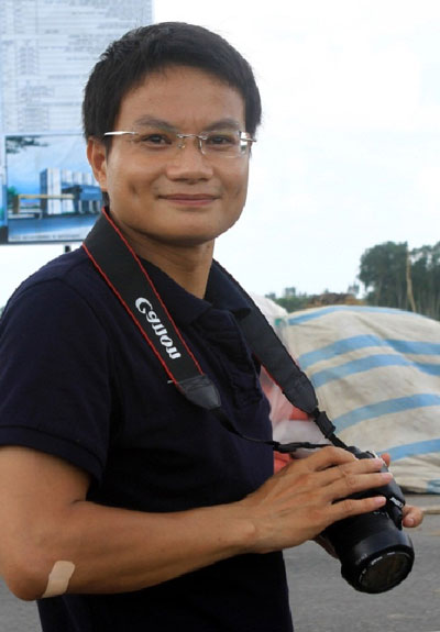 Nhà báo Xuân Dự, cựu “công dân” Làng SOS Đà Nẵng.
