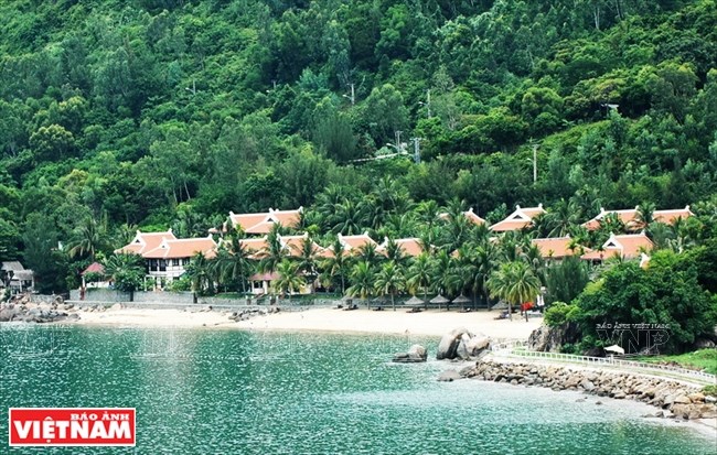 The view of Bai Rang from the top of Son Tra Peninsula (Photo: VNA)