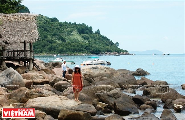 The reef in Bai Rang beach (Photo: VNA)