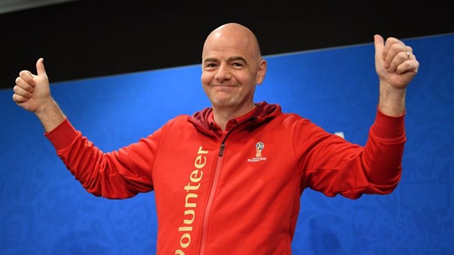 Chủ tịch FIFA Gianni Infantino. (Nguồn: skysports)