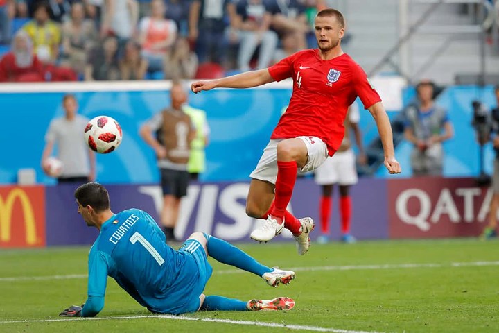 Tam sư suýt gỡ hòa ở phút 70 khi Eric Dier có pha bấm bóng tinh tế, hạ gục thủ môn Thibaut Courtois.