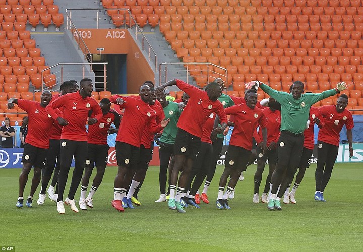   Các tuyển thủ Senegal 