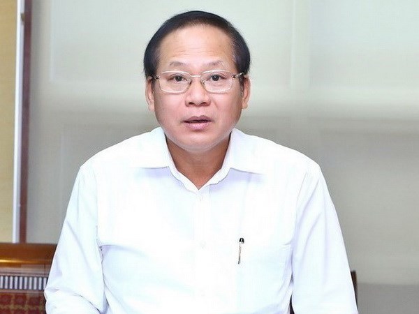 Bộ trưởng Bộ Thông tin và Truyền thông Trương Minh Tuấn. (Ảnh: TTXVN)