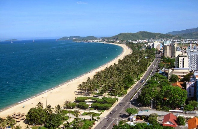 A corner of Nha Trang city - a popular destination in Vietnam (Photo: VNA)